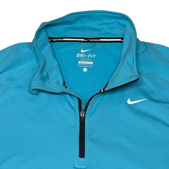 Nike Running Mens Size L Sweatshirt Golf Gym Training Activewear 1/4 Zip Outdoor - Picture 4 of 10